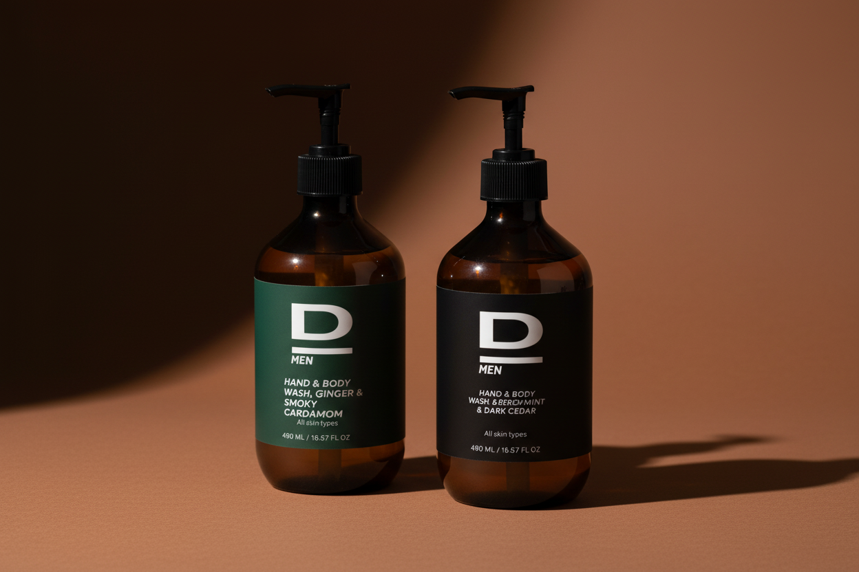 D MEN Produkte nebeneinander