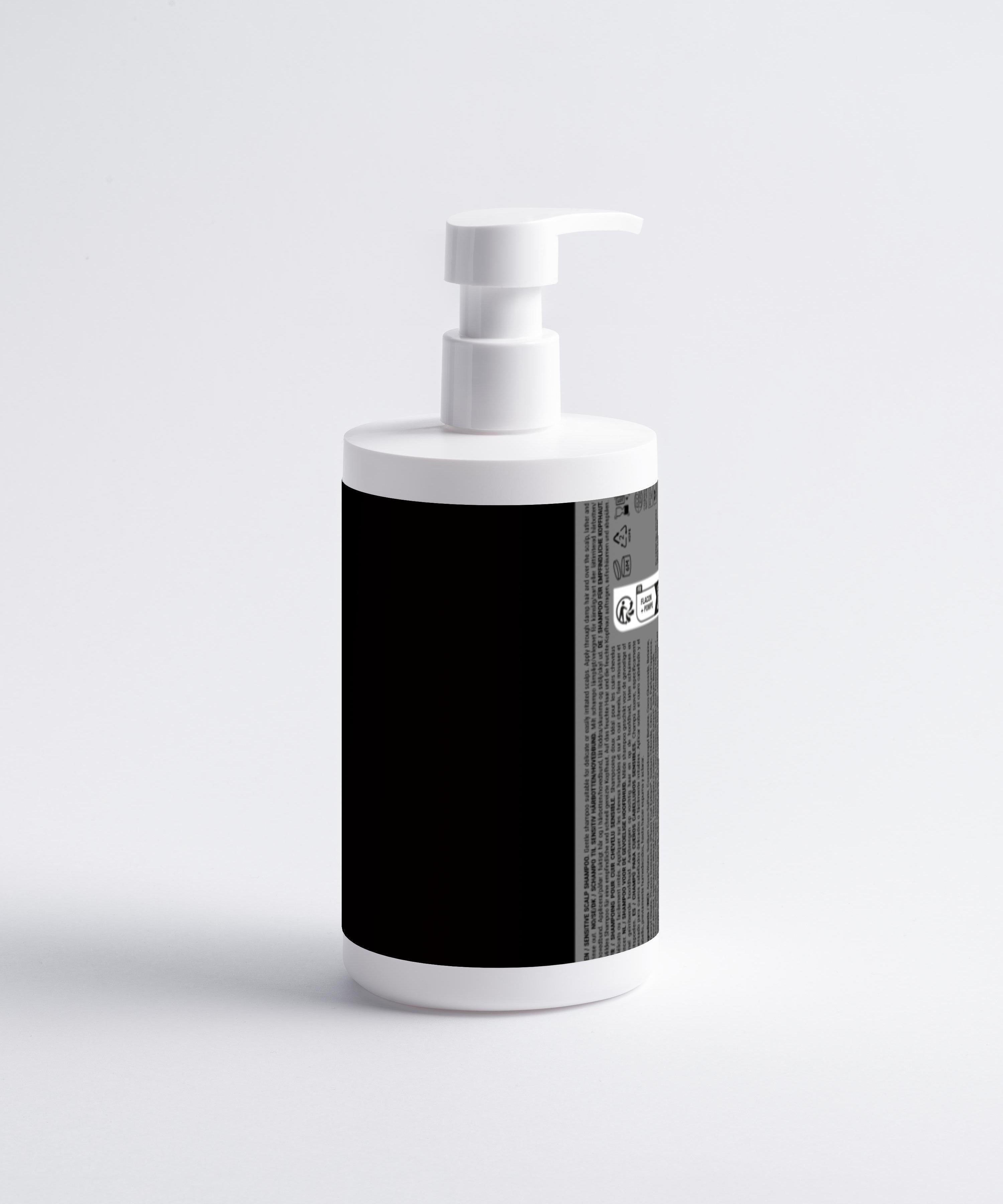 Flasche Sensitives Shampoo für Männer von Deportes mit Pumpspender, 400 ml