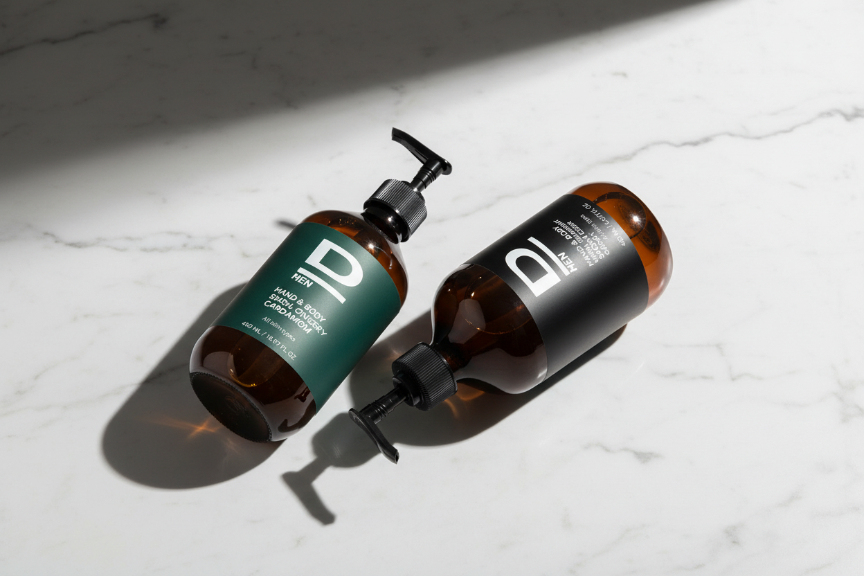 Haar & Körper Pflege Routine liegend